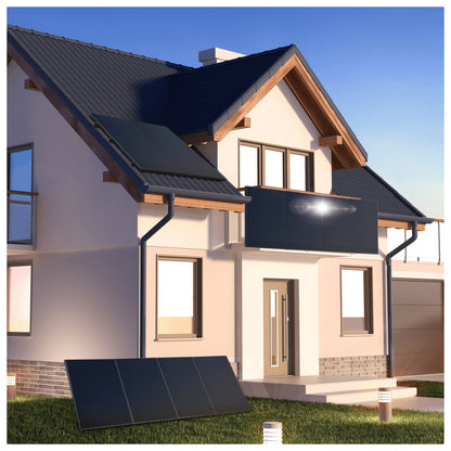 Сонячні модулі 460 Вт двосторонні з чорною рамою