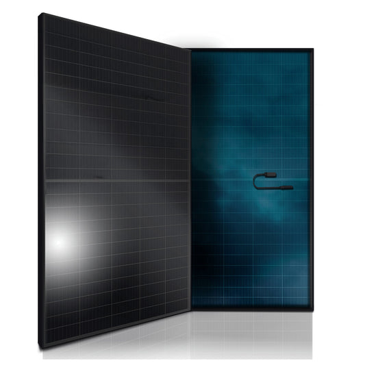 Сонячні модулі 460 Вт двосторонні з чорною рамою