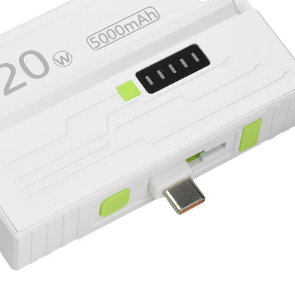 Портативний павербанк USB-C 18W з 1 змінним акумулятором 21700 (КУПУЙ ОДИН, ДРУГИЙ В ПОДАРУНОК