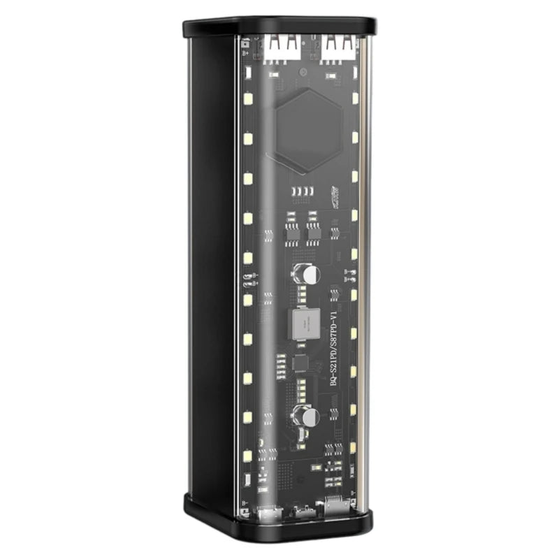 Портативний павербанк USB-C 18W з 8 змінними батарейками 21700