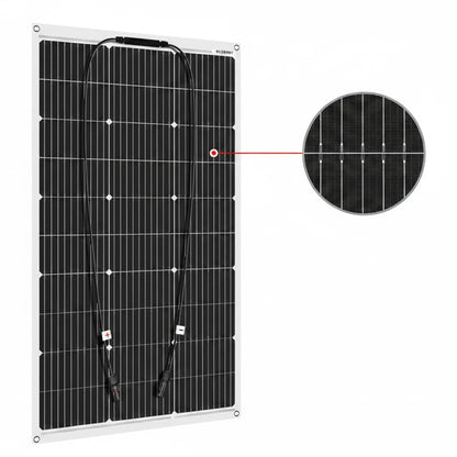 Сонячна панель 100 Вт Dokio гнучка водостійка сонячний модуль 12V