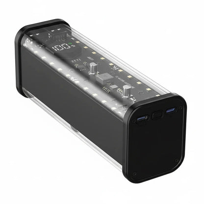 Портативний павербанк USB-C 18W з 8 змінними батарейками 21700