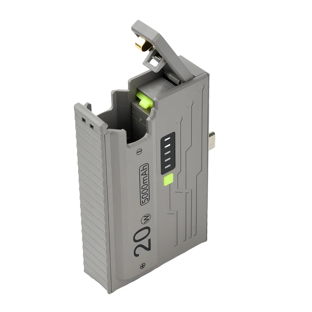 Портативний павербанк USB-C 18W з 1 змінним акумулятором 21700 (КУПУЙ ОДИН, ДРУГИЙ В ПОДАРУНОК