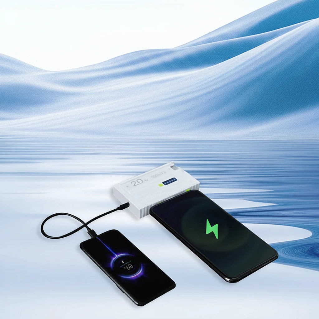 Портативний павербанк USB-C 18W з 1 змінним акумулятором 21700 (КУПУЙ ОДИН, ДРУГИЙ В ПОДАРУНОК