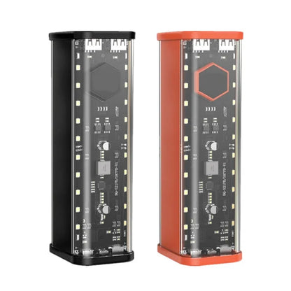 Портативний павербанк USB-C 18W з 8 змінними батарейками 21700