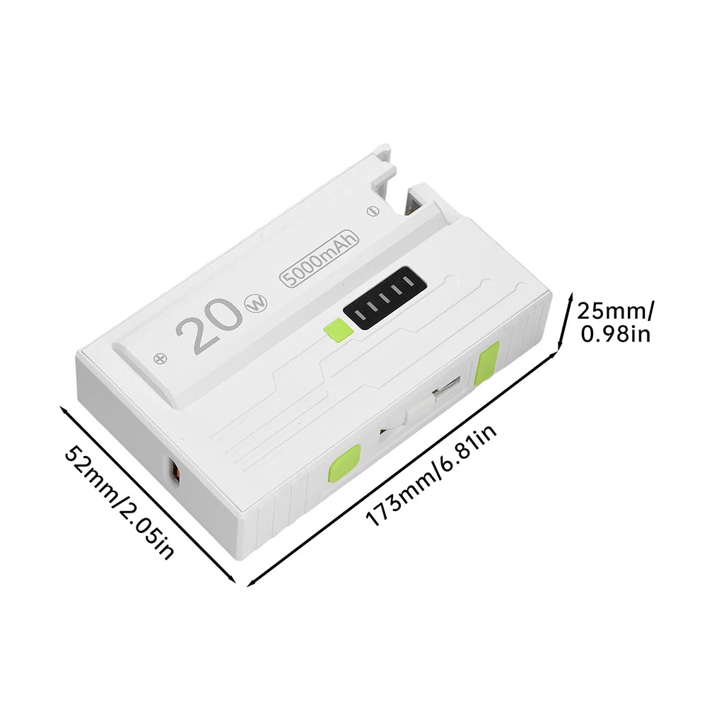 Портативний павербанк USB-C 18W з 1 змінним акумулятором 21700 (КУПУЙ ОДИН, ДРУГИЙ В ПОДАРУНОК