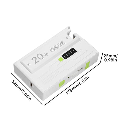 Портативний павербанк USB-C 18W з 1 змінним акумулятором 21700 (КУПУЙ ОДИН, ДРУГИЙ В ПОДАРУНОК