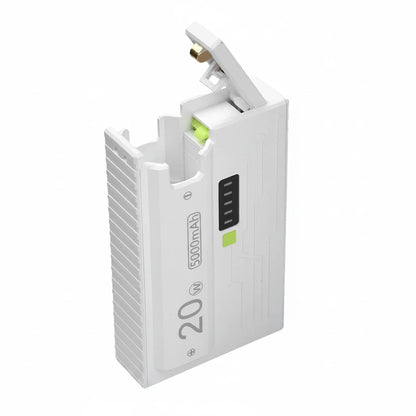 Портативний павербанк USB-C 18W з 1 змінним акумулятором 21700 (КУПУЙ ОДИН, ДРУГИЙ В ПОДАРУНОК
